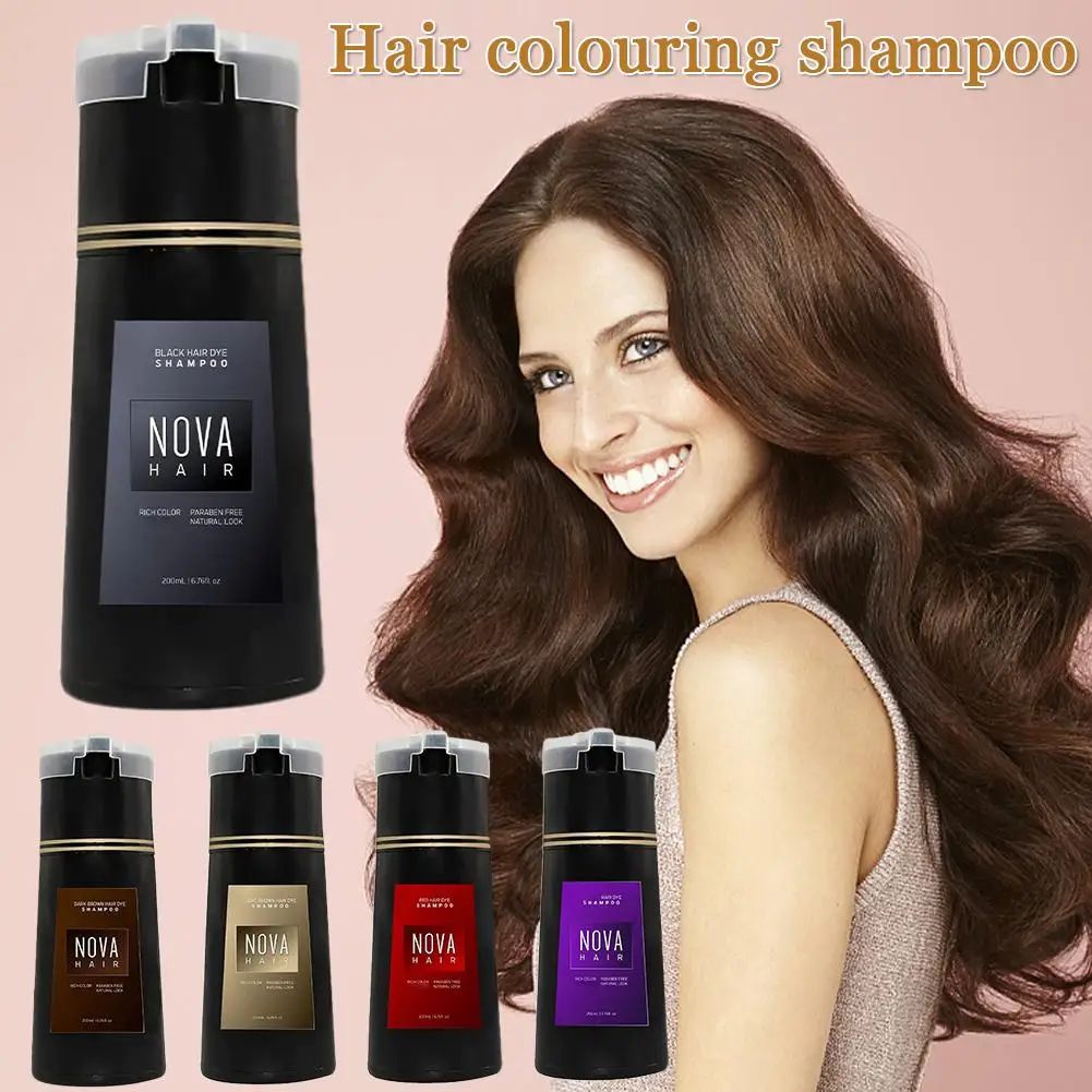 Hair Spray Color - 200 مللي نوفا شامبو صبغ الشعر