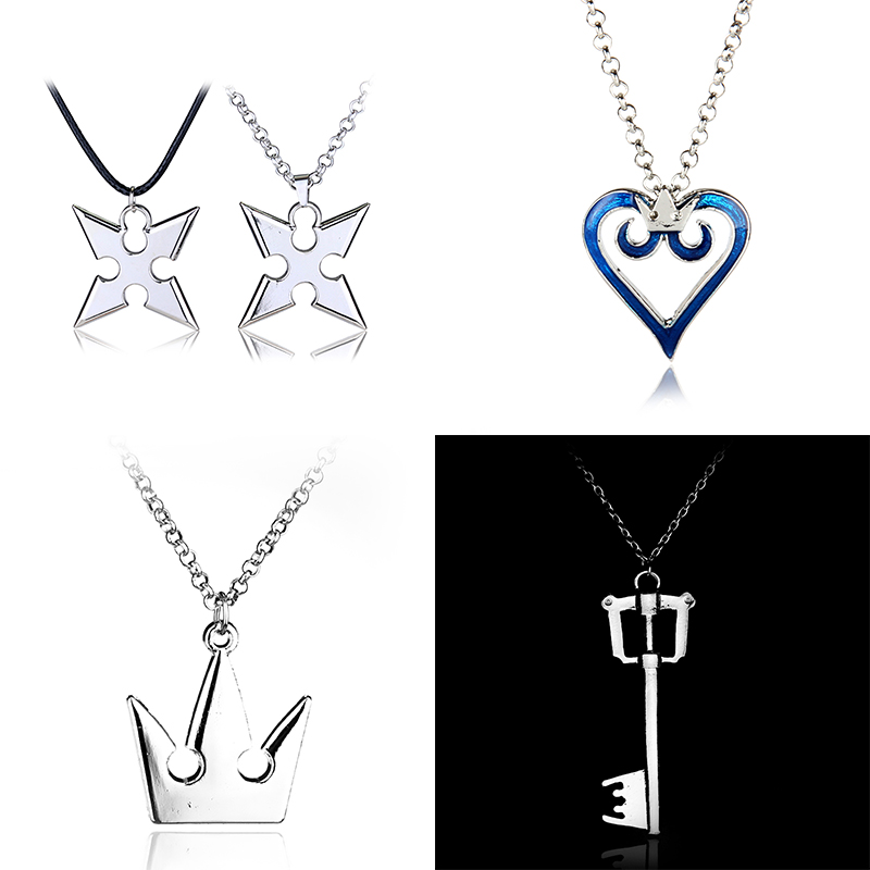 Keyblade Cosplay Prop - لعبة المملكة قلوب سلسلة قلادة قلادة