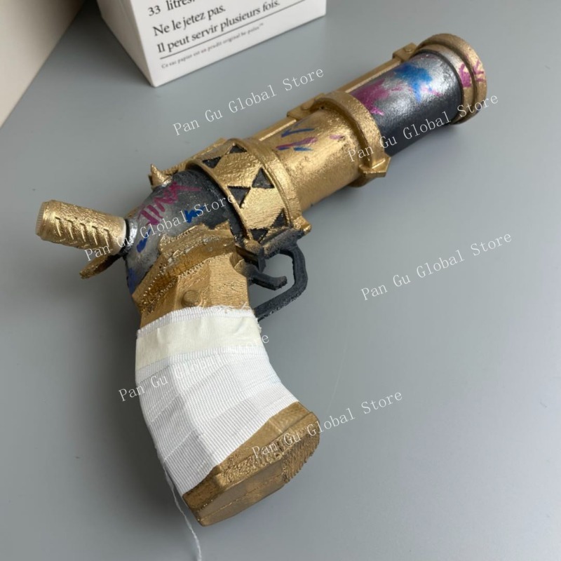Cosplay Prop Pistol - 28 سنتيمتر/11.02in Jinx مسدس مخصص ثلاثية