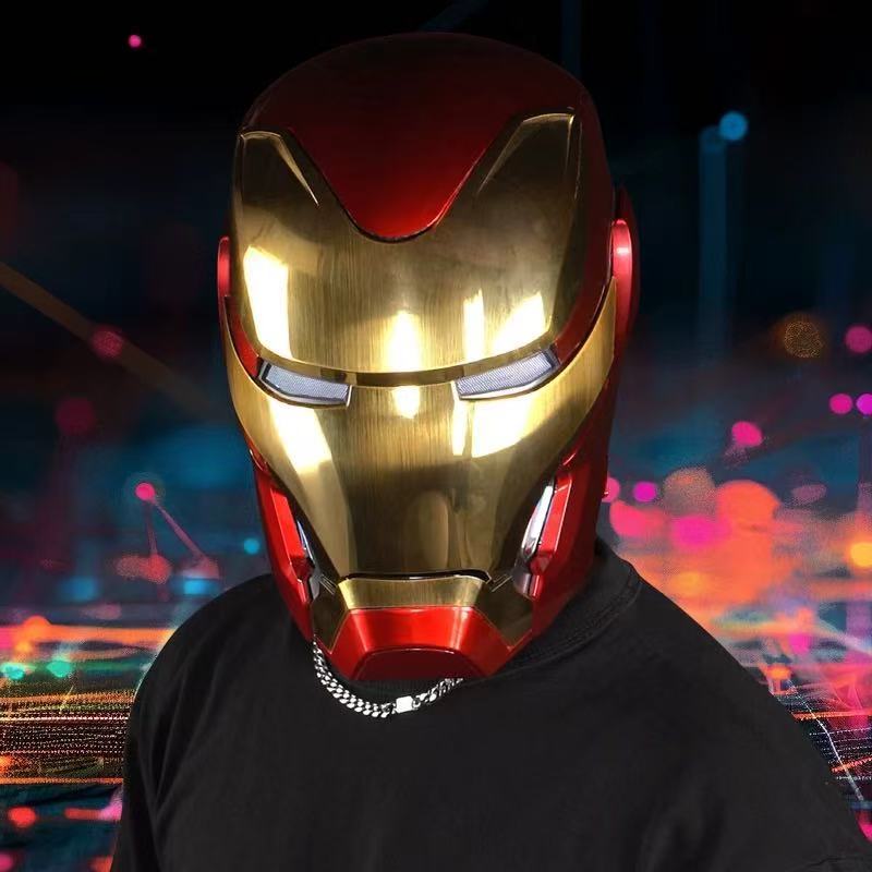Cosplay Fire Prop - خوذة آيرون مان MK50 قابلة للارتداء