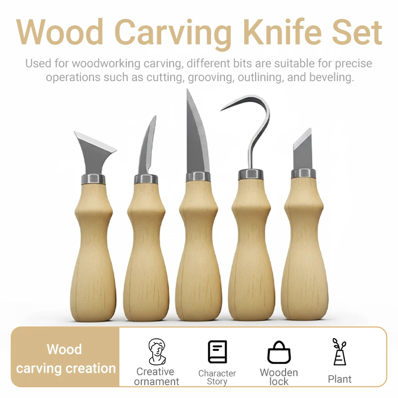 مجموعة أدوات نحت الخشب مكونة م - مراجعة Craft Knife Set وسعره