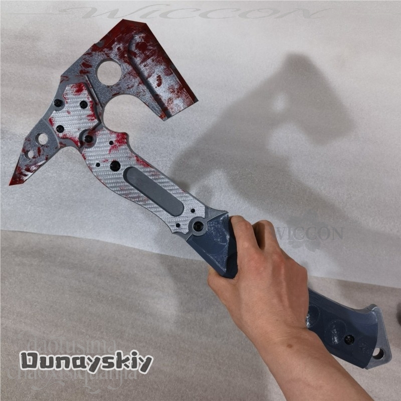 ليون فأس تكتيكي مزيف عالي الجو - مراجعة Cosplay Prop Pattern وسعره
