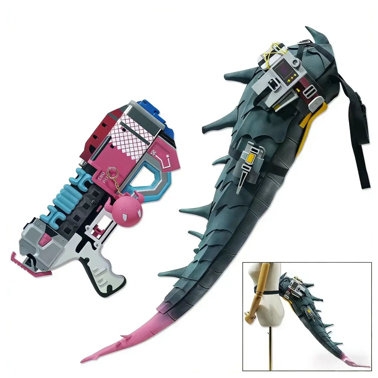 أنمي أركنايتس يفون ‌   مسدس لع - مراجعة Cosplay Prop Pistol وسعره