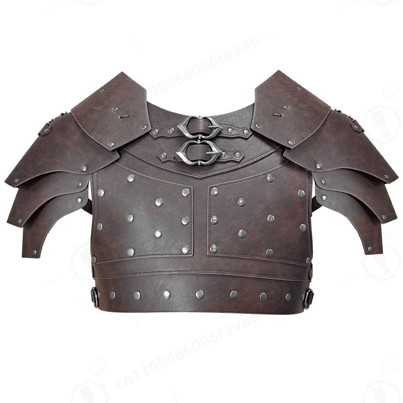 درع صدر وكتف مرصع من العصور ال - مراجعة Cosplay Props وسعره