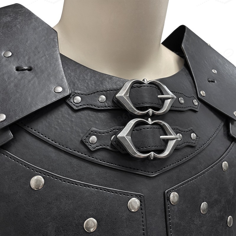 درع صدر وكتف مرصع من العصور ال - مراجعة Cosplay Props وسعره