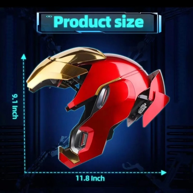 خوذة آيرون مان MK50 قابلة للار - مراجعة Cosplay Fire Prop وسعره