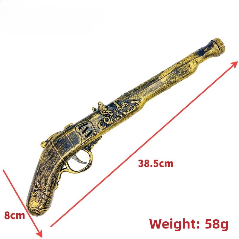 40 سنتيمتر/15.75in القراصنة بن - مراجعة Cosplay Prop Pistol وسعره